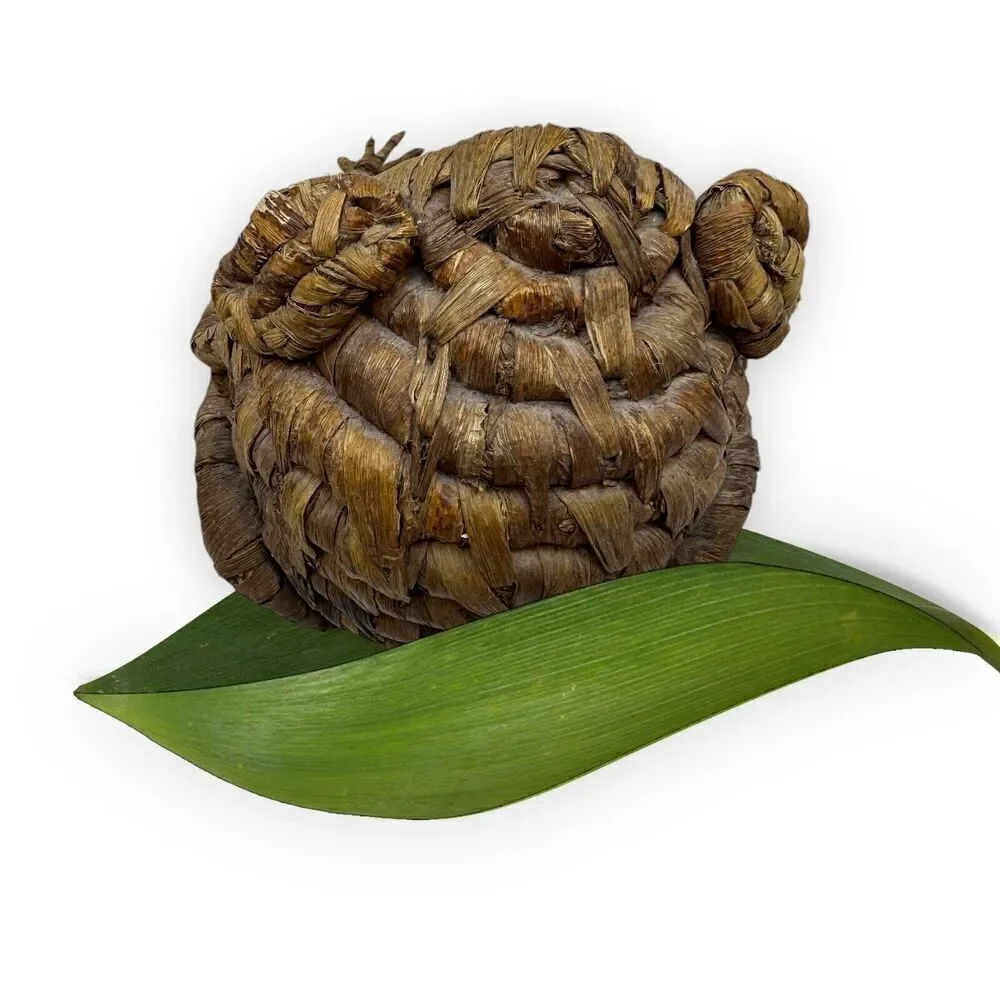 Vintage‎ Wicker Storage Basket in the Shape of a Frog Big Mouth Wide Open LARGE